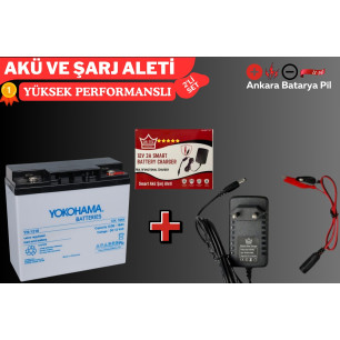 YOKOHAMA 12V 18 AH VE 3 AMPER AKÜ ŞARJ CİHAZI YOKOHAMA 12V 18 AH VE 3 AMPER AKÜ ŞARJ CİHAZI